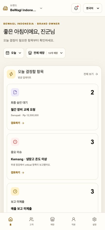 설정과 권한 실제 화면